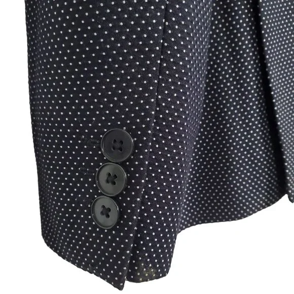 Lord & Taylor Laboratory Men's Size 44R Sportcoat Blazer Micro Polka Dot 2 Butto - Picture 10 of 14